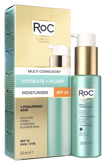ROC MULTI CORREXION HYDRATE+ PLUMP IDRATANTE VISO SPF30 50 ML - Fontenova srl