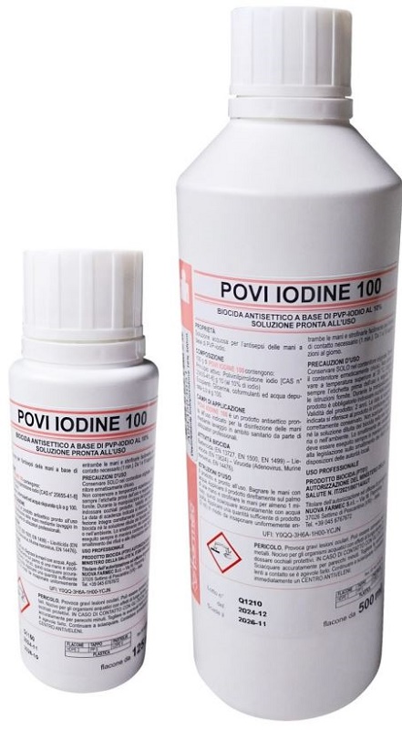 IODIOPHARMA DISINFETTANTE IODOPOVIDONE 10% 500 ML - Fontenova srl