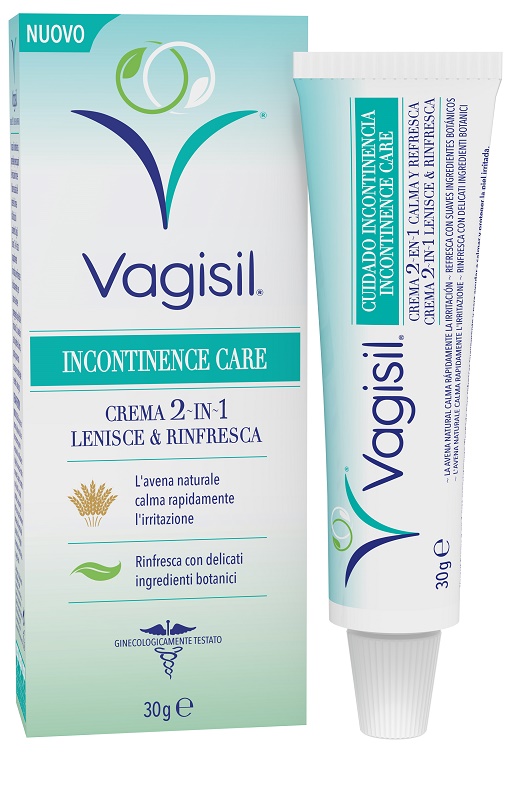 VAGISIL INCONTINENCE CARE CREMA 2IN1 LENISCE & RINFRESCA 30 G - Fontenova srl