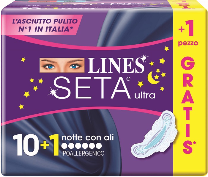 LINES SETA ULTRA NOTTE 10+1 GRATIS - Fontenova srl