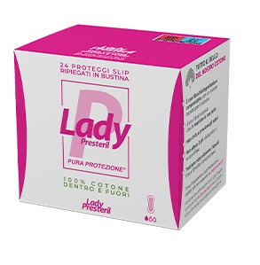 LADY PRESTERIL PROTEGGI SLIP RIPIEGATI BIODEGRADABILI 24 PEZZI - Fontenova srl