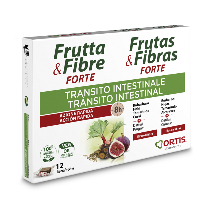 FRUTTA & FIBRE FORTE 12 CUBETTI - Fontenova srl