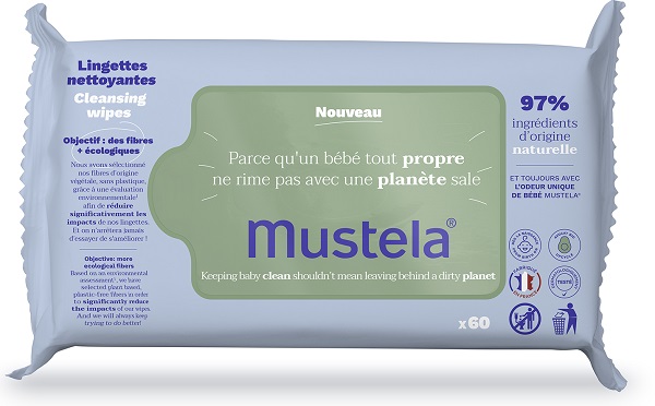 MUSTELA SALVIETTE DETERGENTI 60 PEZZI - Fontenova srl