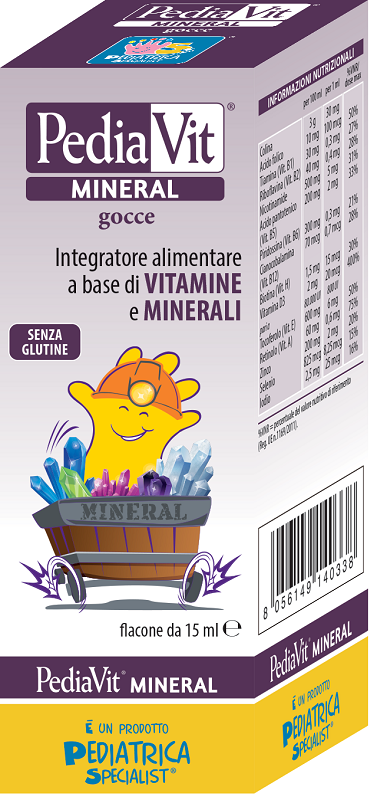 PEDIAVIT MINERAL GOCCE 15 ML - Fontenova srl
