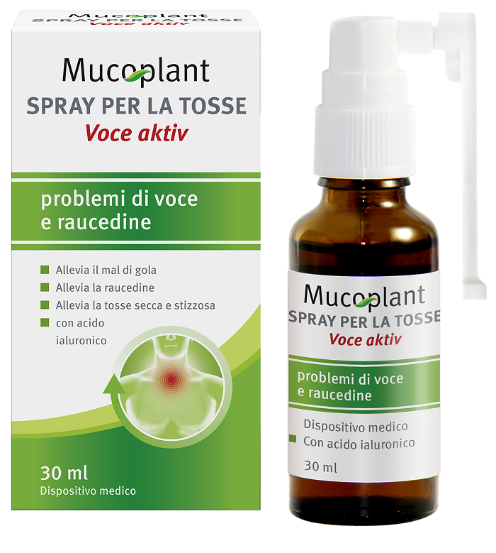 THEISS MUCOPLANT SPRAY TOSSE VOCE AKTIV 30 ML - Fontenova srl