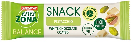 ENERZONA SNACK PISTACCHIO CIOCCOLATO BIANCO 27 G - Fontenova srl