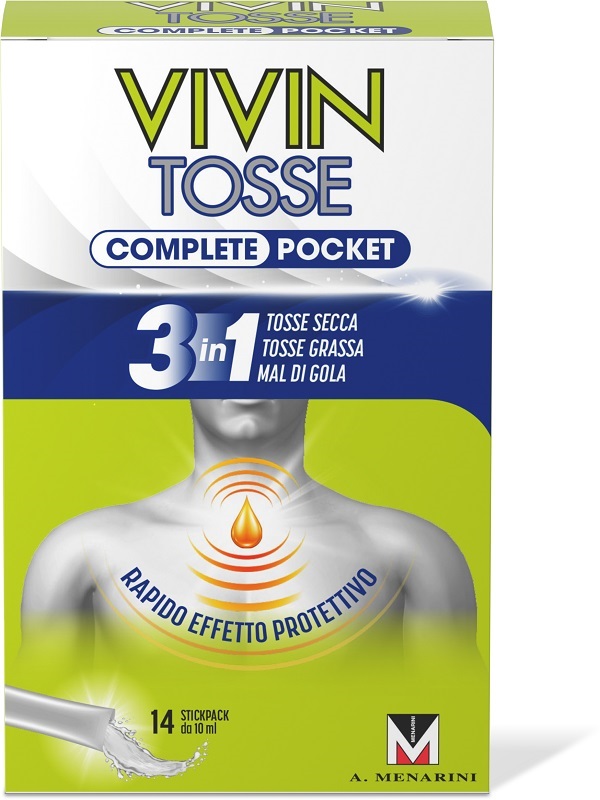 VIVIN TOSSE COMPLETE POCKET 14 STICK PACK DA 10 ML - Fontenova srl