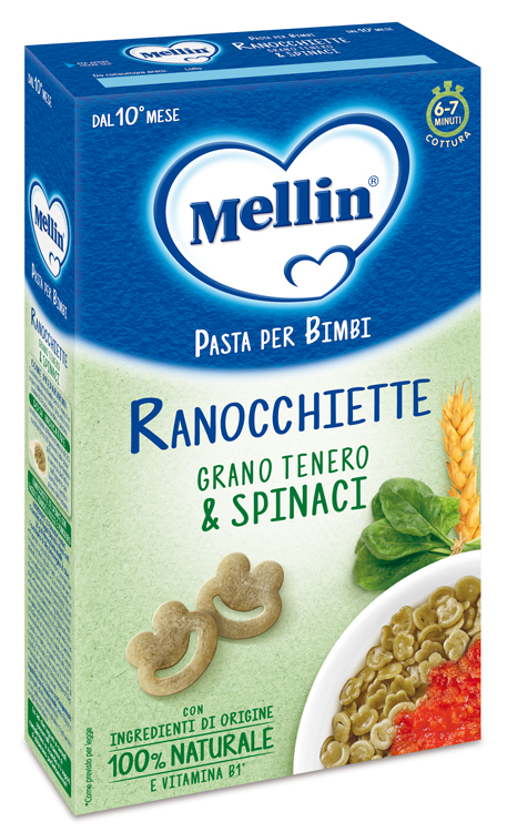 MELLIN RANOCCHIETTE CON SPINACI 280 G - Fontenova srl