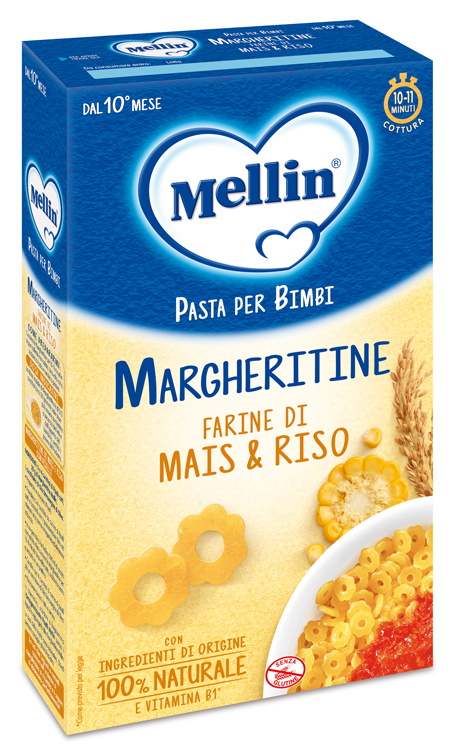 MELLIN MARGHERITINE CON MAIS E RISO 280 G - Fontenova srl