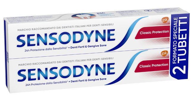 SENSODYNE CLASSICO PROTECTION 2 X 75 ML - Fontenova srl
