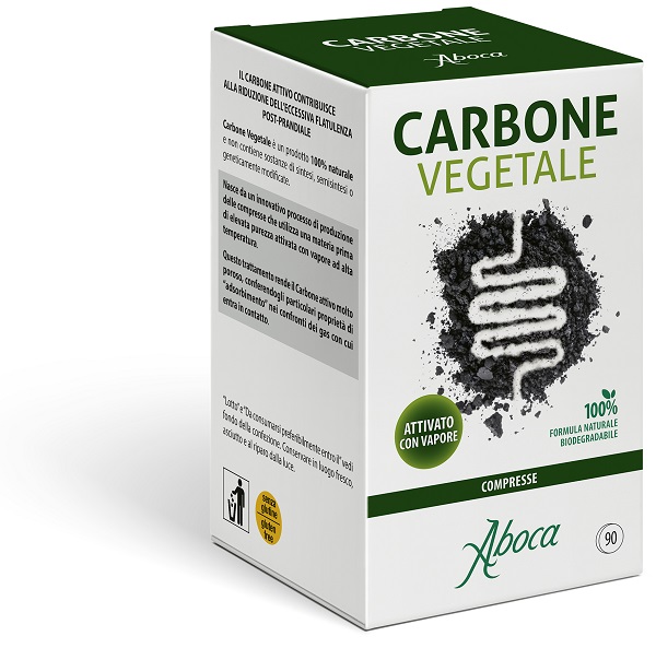 CARBONE VEGETALE 90 COMPRESSE - Fontenova srl
