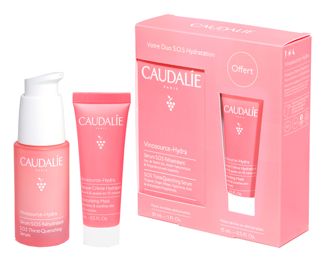 VINOSOURCE HYDRA COFANETTO SIERO 2022 1 SIERO VISO 30 ML + 1MASCHERA VISO 15 ML - Fontenova srl