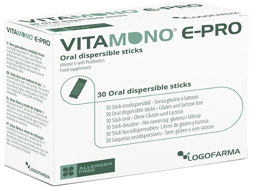 VITAMONO E-PRO 30 STICK ORODISPERSIBILI DA 1,1 G - Fontenova srl