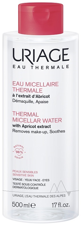URIAGE EAU MICELLAIRE THERMALE PELLI SECCHE FLACONE 500 ML - Fontenova srl