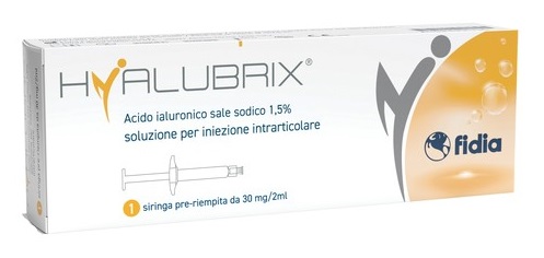SIRINGA INTRA-ARTICOLARE HYALUBRIX ACIDO IALURONICO 1,5% 30 MG 2 ML NO ETO - Fontenova srl