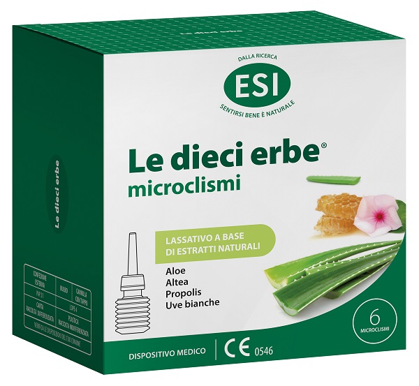 ESI LE DIECI ERBE MICROCLISMI 6 PEZZI - Fontenova srl