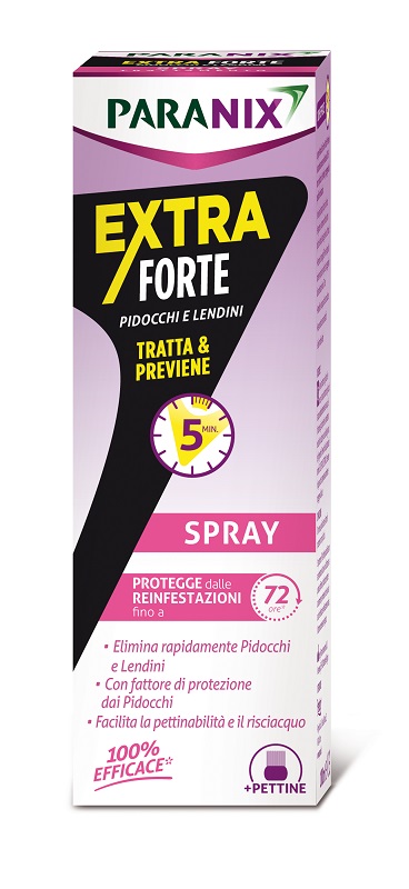 SPRAY EXTRA FORTE PARANIX PER PIDOCCHI E LENDINI 100 ML - Fontenova srl