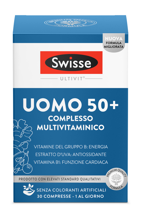 SWISSE MULTIVITAMINICO UOMO 50+ 30 COMPRESSE - Fontenova srl