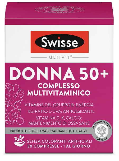 SWISSE MULTIVITAMINICO DONNA 50+ 30 COMPRESSE - Fontenova srl