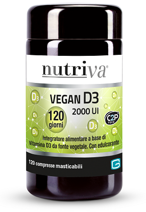 NUTRIVA VEGAN D3 120 COMPRESSE - Fontenova srl