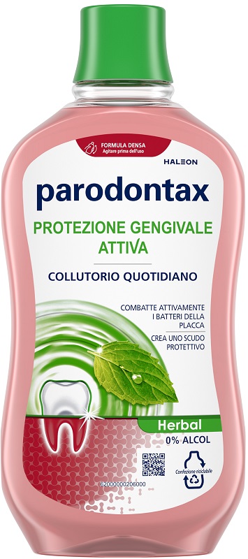 PARODONTAX COLLUTORIO PROTEZIONE GENGIVE HERBAL 500 ML - Fontenova srl
