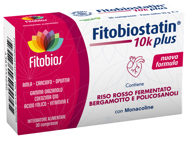 FITOBIOSTATIN 10K PLUS 30 COMPRESSE - Fontenova srl