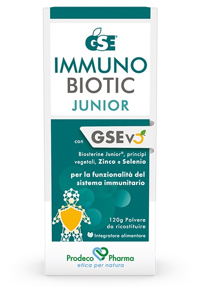 GSE IMMUNOBIOTIC JUNIOR 120 G - Fontenova srl