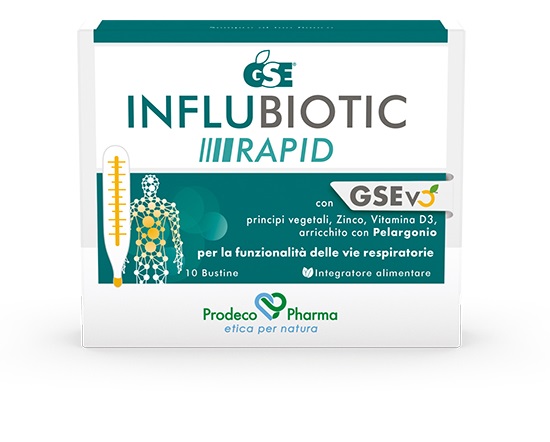 GSE INFLUBIOTIC RAPID 10 BUSTINE - Fontenova srl