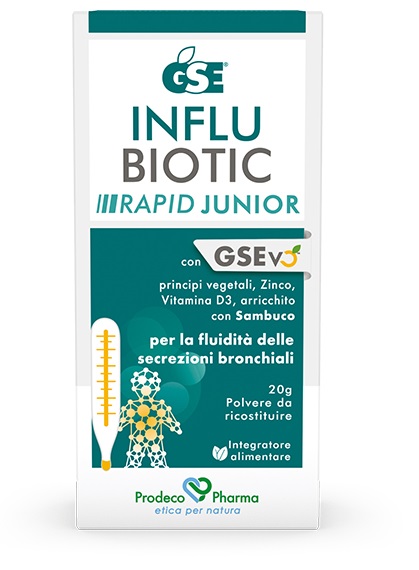 GSE INFLUBIOTIC RAPID JUNIOR 20 G - Fontenova srl