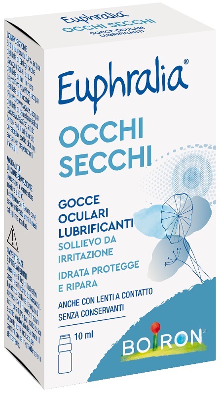 GOCCE OCUALRI LUBRIFICANTI EUPHRALIA OCCHI SECCHI 10 ML - Fontenova srl