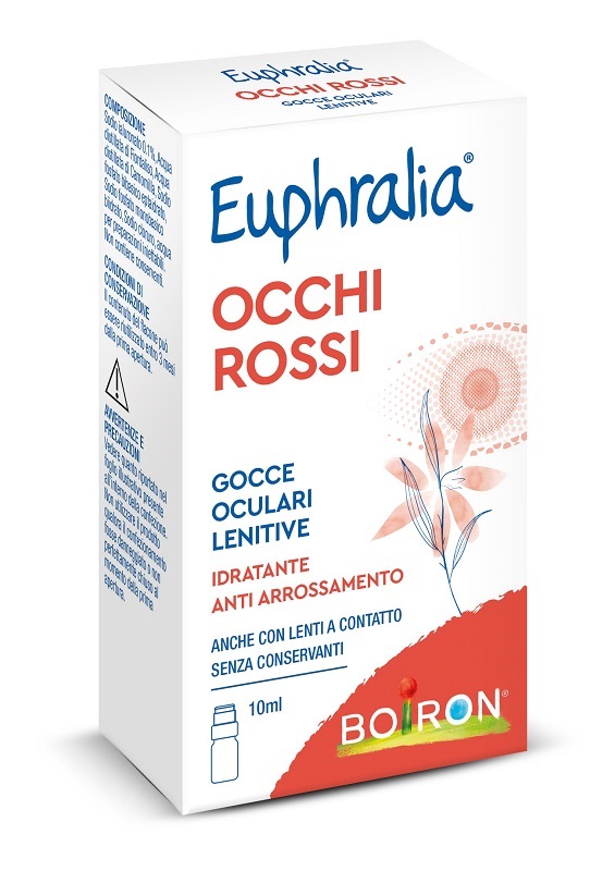 GOCCE OCULARI LENITIVE EUPHRALIA OCCHI ROSSI 10 ML - Fontenova srl