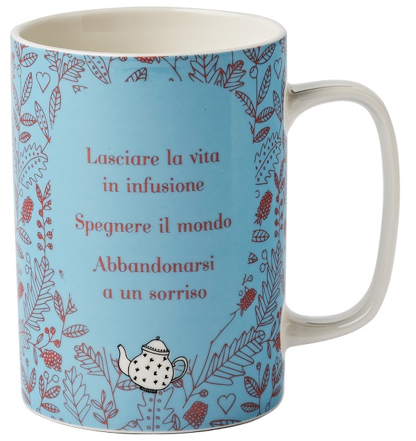 NEAVITA MUG LEZIONI DI TE' AZZURRA DA 350ML - Fontenova srl