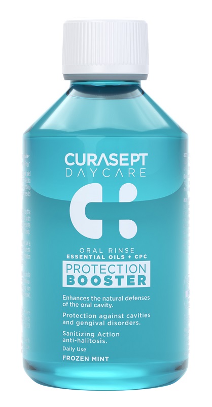 CURASEPT DAYCARE COLLUTORIO PROTECTION BOOSTER FROZEN MINT 250 ML - Fontenova srl
