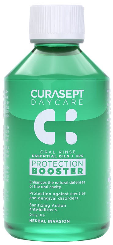CURASEPT DAYCARE COLLUTORIO PROTECTION BOOSTER HERBAL INVASION 250 ML - Fontenova srl