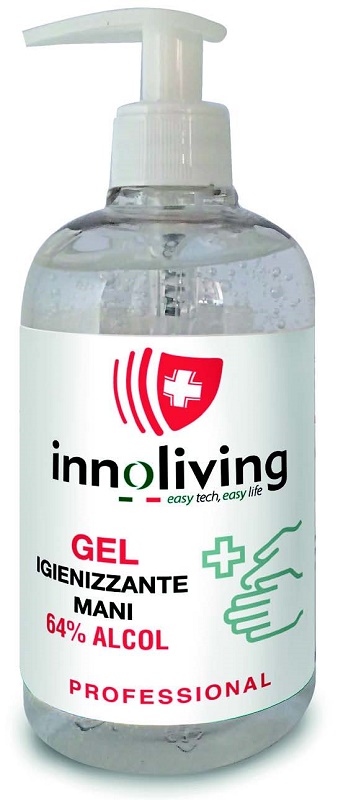 INNOLIVING GEL IGIENIZZANTE MANI 64% ALCOL 500 ML - Fontenova srl