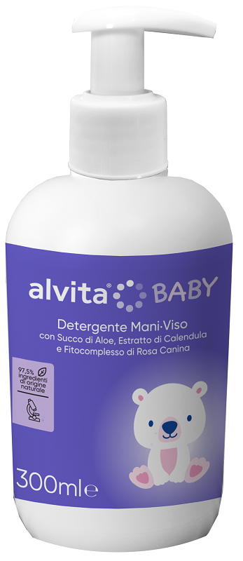 ALVITA BABY DETERGENTE MANI-VISO 300 ML - Fontenova srl