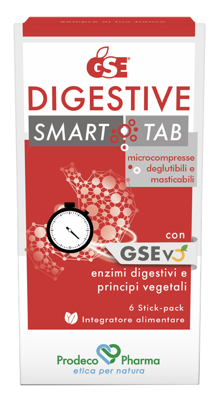 GSE DIGESTIVE SMART TAB 6 STICK PACK - Fontenova srl