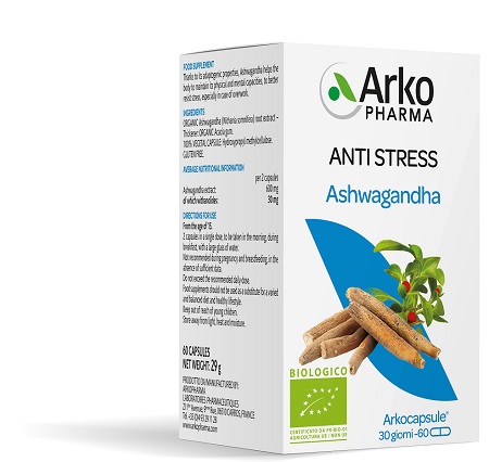 ARKOCPS ASHWAGANDHA BIO 60 CAPSULE - Fontenova srl