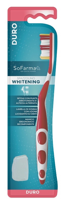 SPAZZOLINO WHITE SETOLE DURE SOFARMAPIU' - Fontenova srl