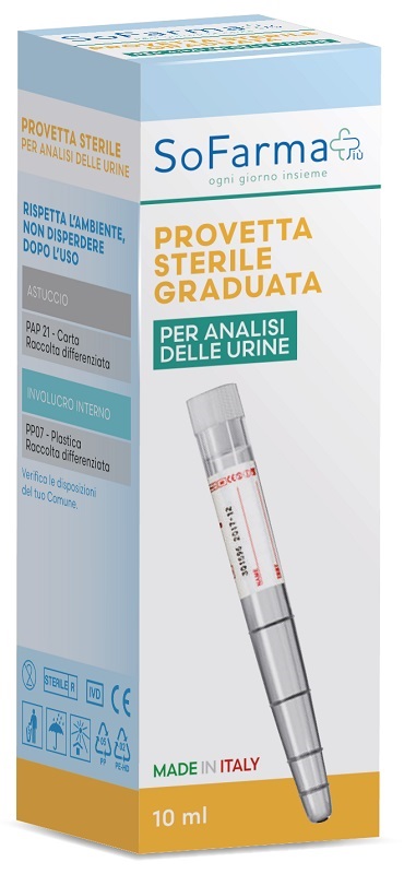 PROVETTA URINA 10 ML SOFARMAPIU' - Fontenova srl
