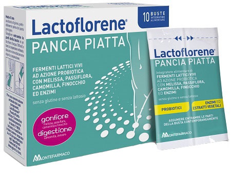 LACTOFLORENE PANCIA PIATTA 10 BUSTINE - Fontenova srl