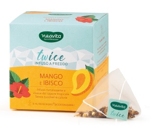 NEAVITA TWICE INFUSO MANGO E IBISCO FILTROSCRIGNO 15 FILTRI - Fontenova srl