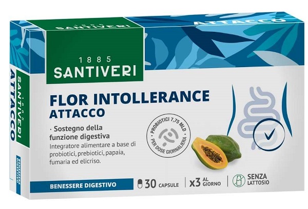 FLOR INTOLLERANCE ATTACCO 30 CAPSULE - Fontenova srl