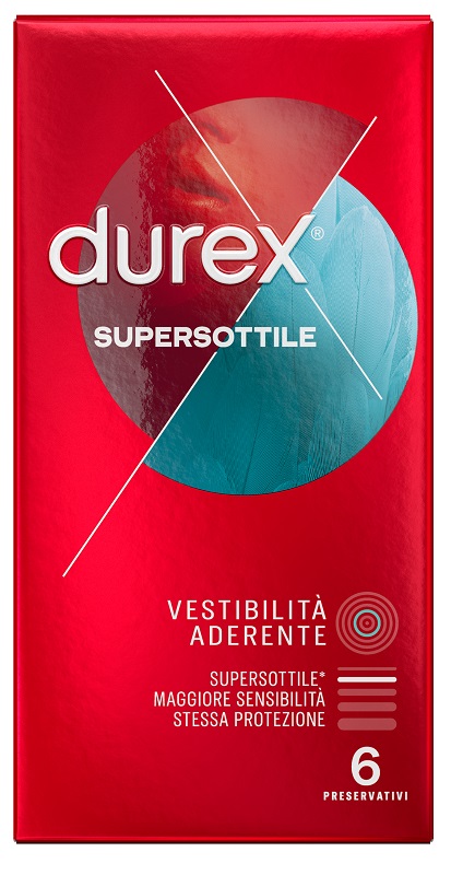 PROFILATTICO DUREX SUPERSOTTILE CLOSE FIT 6 PEZZI - Fontenova srl