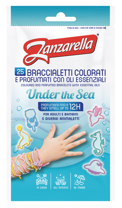 ZANZARELLA BRACCIALETTI UNDER THE SEA 25 PEZZI - Fontenova srl