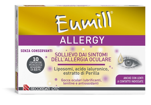 EUMILL ALLERGY GOCCE OCULARI 10 FLACONCINI DA 0,5 ML - Fontenova srl