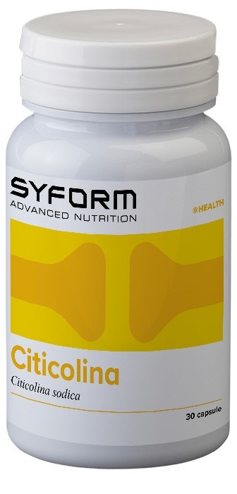 CITICOLINA 30 CAPSULE VEGETALI SENZA GLUTINE NATURALMENTE PRIVO DI LATTOSIO - Fontenova srl