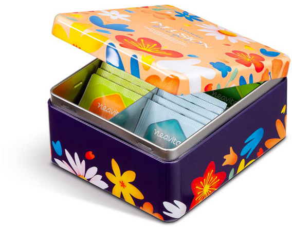 NEAVITA COFANETTO INFUSION BOUQUET ARANCIONE 20 FILTRI BIO ASSORTITI - Fontenova srl