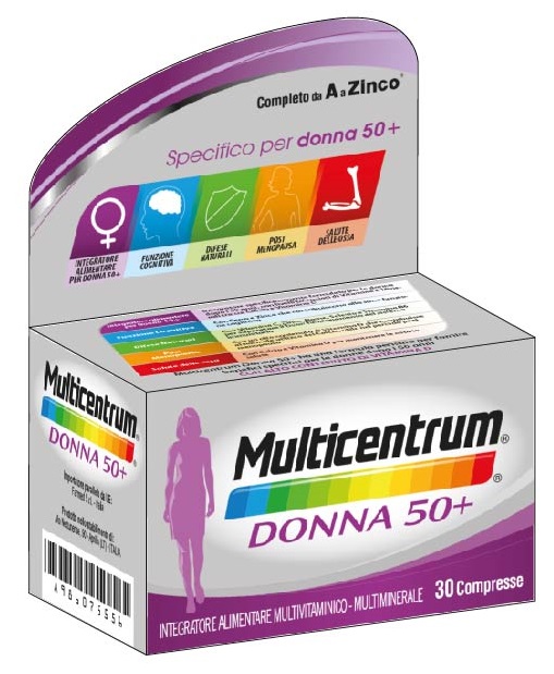 MULTICENTRUM DONNA 50+ 30 COMPRESSE - Fontenova srl