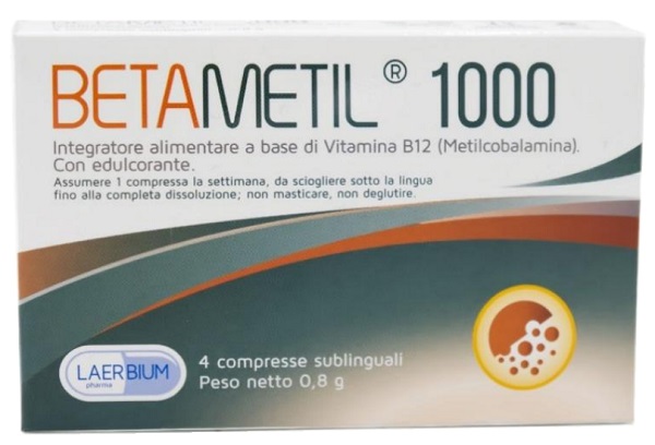 BETAMETIL 1000 4 COMPRESSE SUBLINGUALI - Fontenova srl